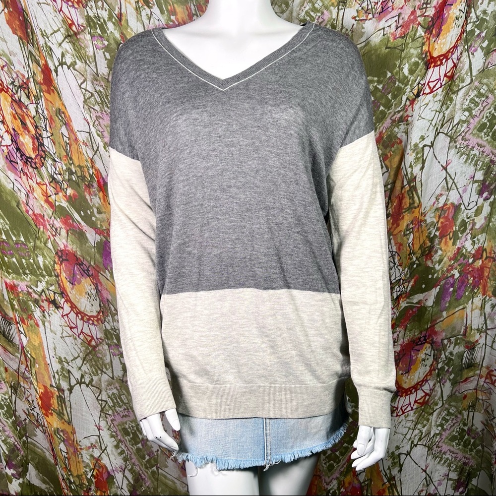 Vince Color Block Sweater